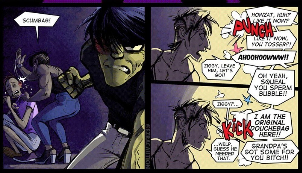 gorillaz комикс
