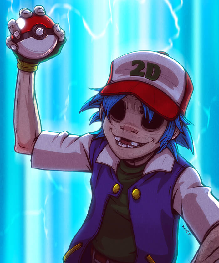 gorillaz фанарт