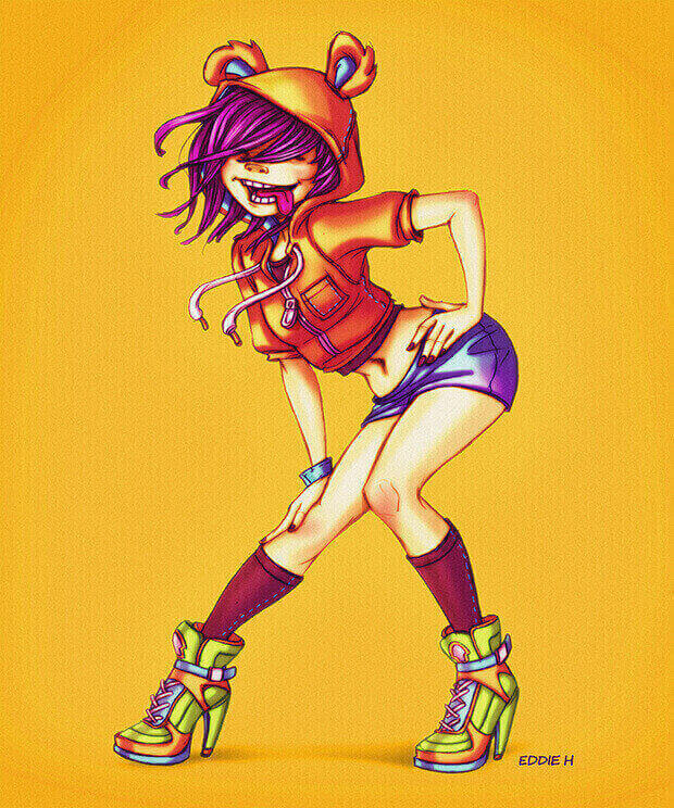gorillaz фанарт