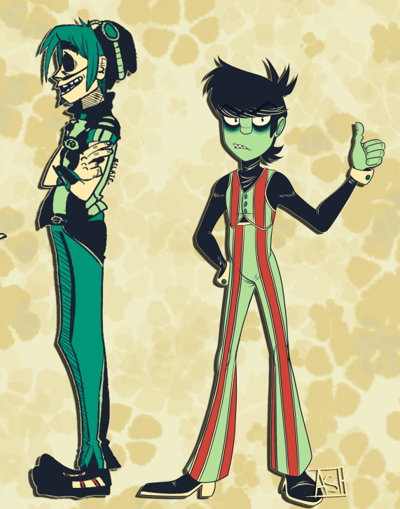 gorillaz фанарт
