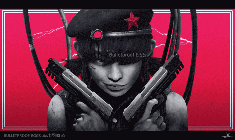 gorillaz киборг нудл фан арт