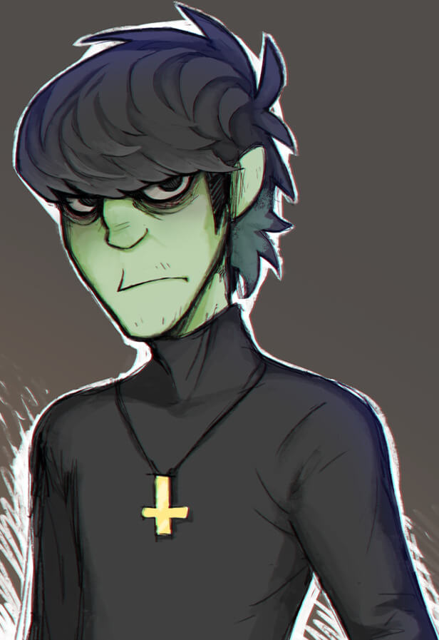 gorillaz фанарт