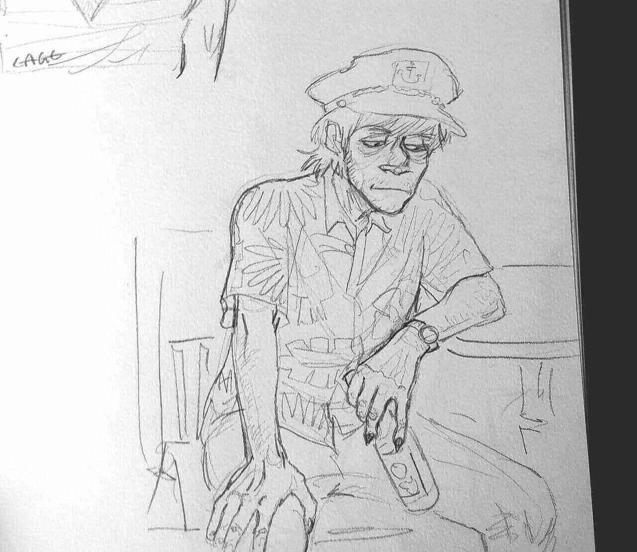 gorillaz фанарт