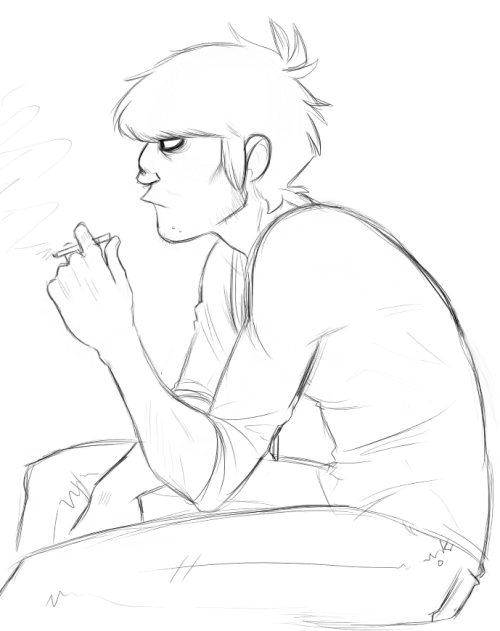 gorillaz murdoc niccals fanart