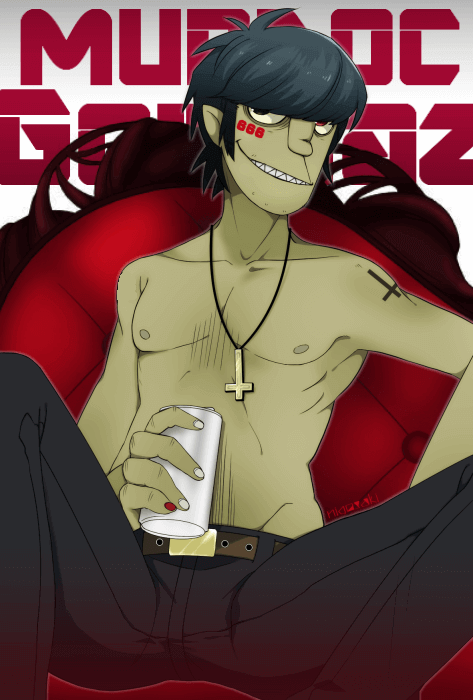 gorillaz фанарт