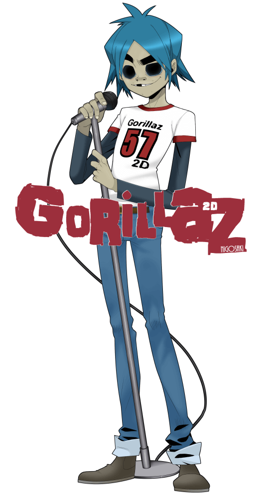 gorillaz фанарт