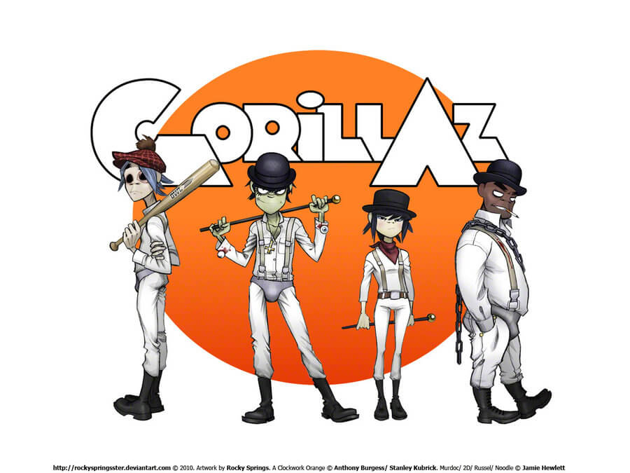 gorillaz фан арт