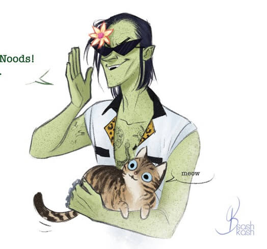 gorillaz noodle and ace