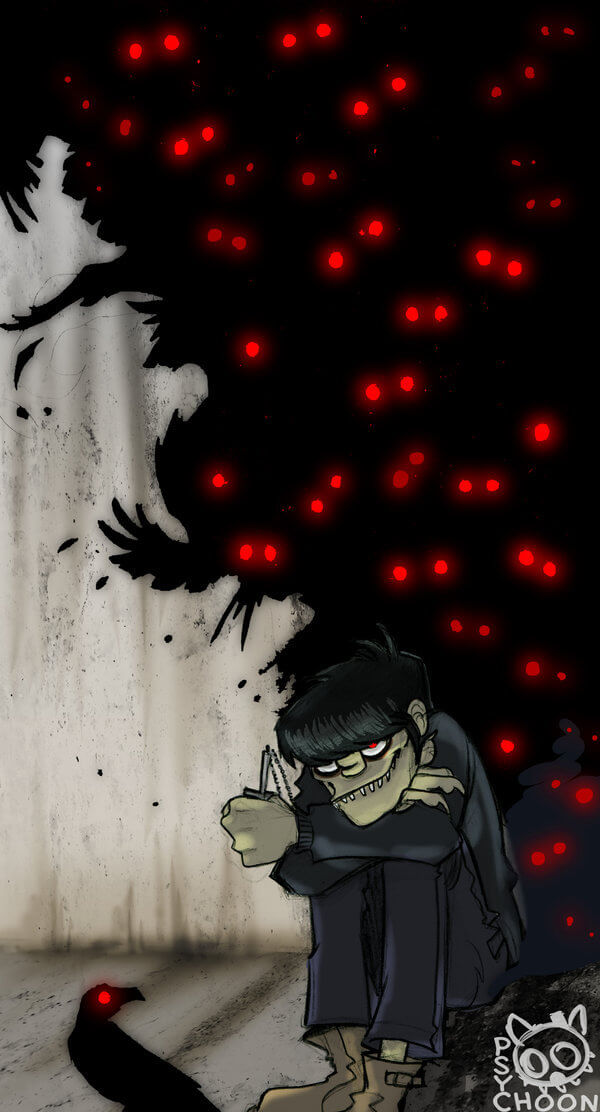 gorillaz фанарт