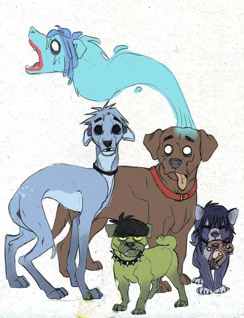 gorillaz фанарт