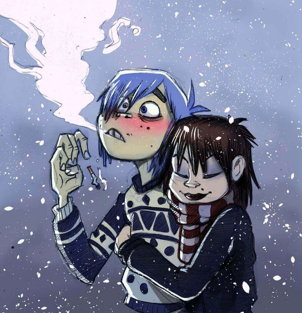 gorillaz фанарт