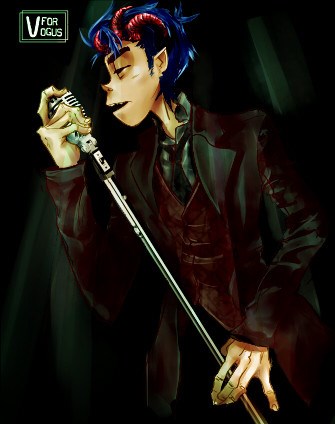gorillaz 2d фан арт
