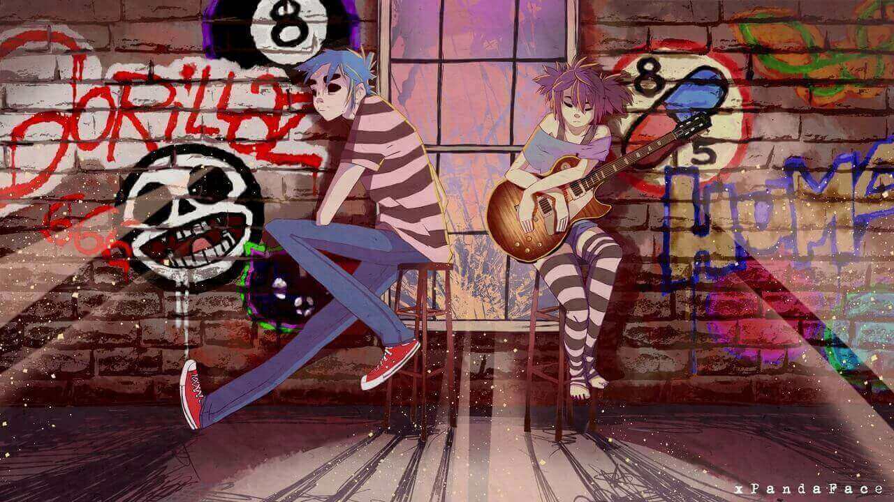 gorillaz нудл и 2d